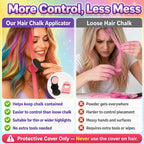 12-Color Temporary Hair Chalk Set