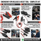 🔥Universal EPB Emergency Release Tool – 40A Fuse & Dual-Channel Forward/Reverse Control for Electronic Parking Brake