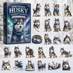 Northern Husky Advent Calendar 2026 – 24-Day Festive Countdown – Gift for Husky Lovers