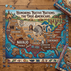 🧩Honoring Native Nations: The True Americans Jigsaw Puzzle