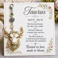✨  Commemorative keychains and cards featuring the birthstones of the 12 zodiac signs