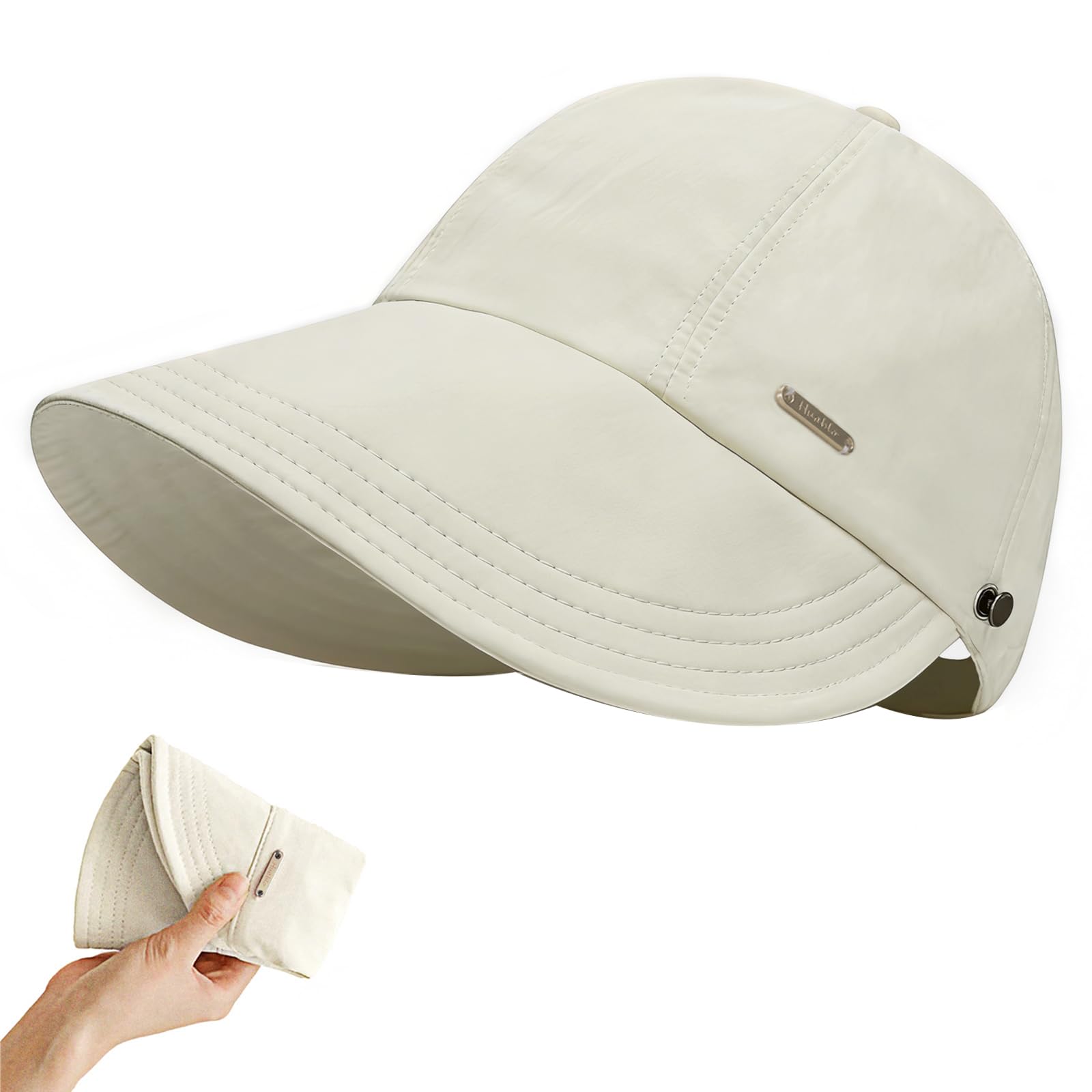 Women's Wide Brim Sun Visor Hat