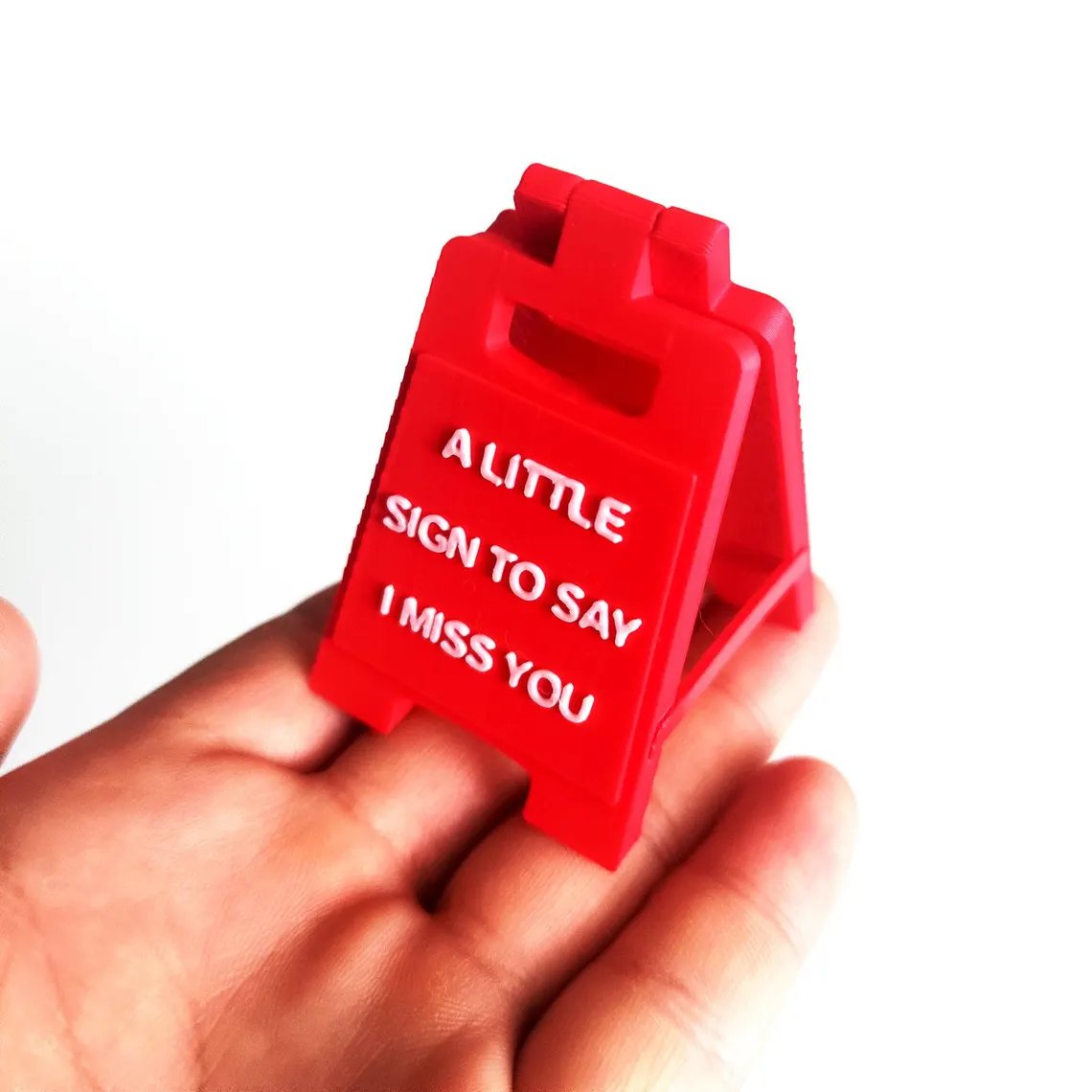 Romantic Message Sign: 'I Fell For You' | Long Distance Gift | Surprise Present
