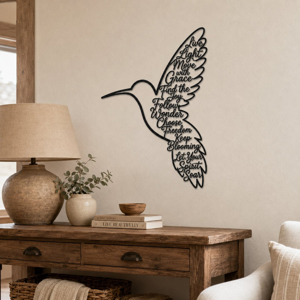 🐦Keep Blooming Hummingbird Wall Art