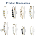 Lustrous Pearl Metal Brooch | Multi-purpose Outfit Accessory
