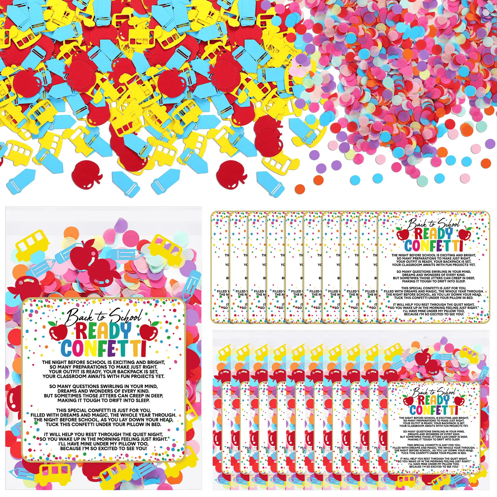 🎉School Day Joy Confetti Favor Set🎓