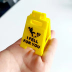 Romantic Message Sign: 'I Fell For You' | Long Distance Gift | Surprise Present