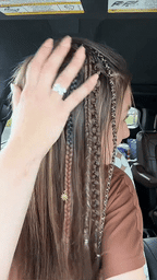 🔥🆕 2026 Boho Dreadlock Clip-In Hair Extensions 🌿 – 20" Braided Hair with Beads & Charms