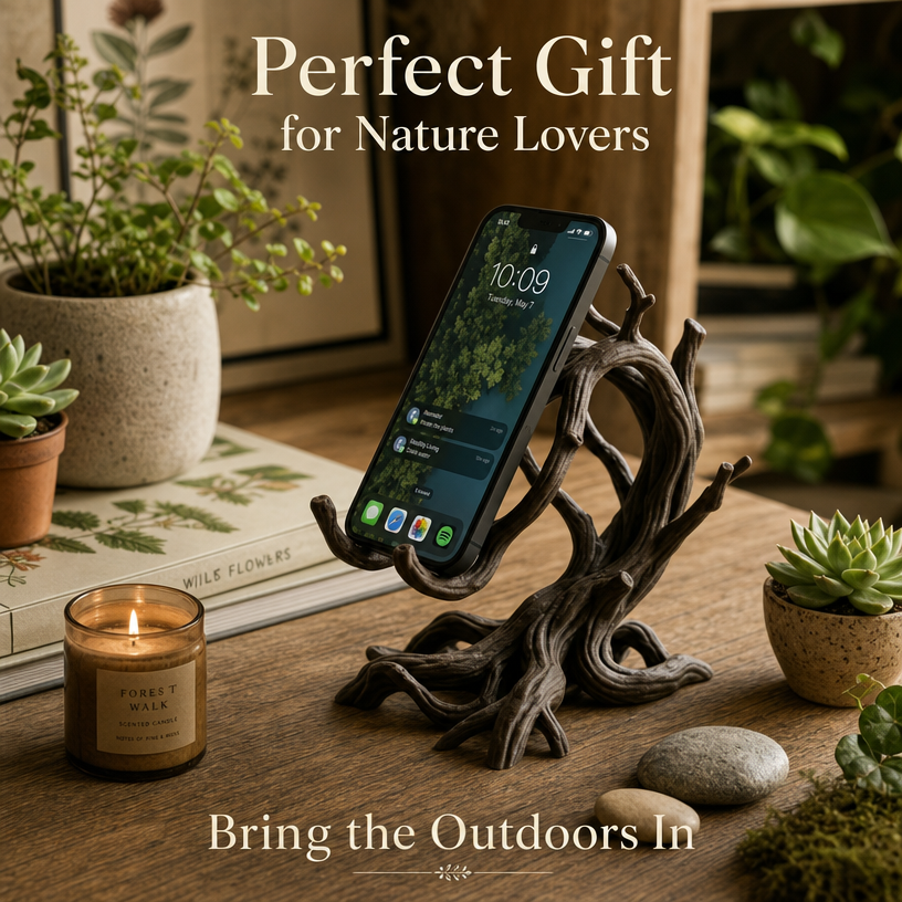 Tree Branch Phone Stand