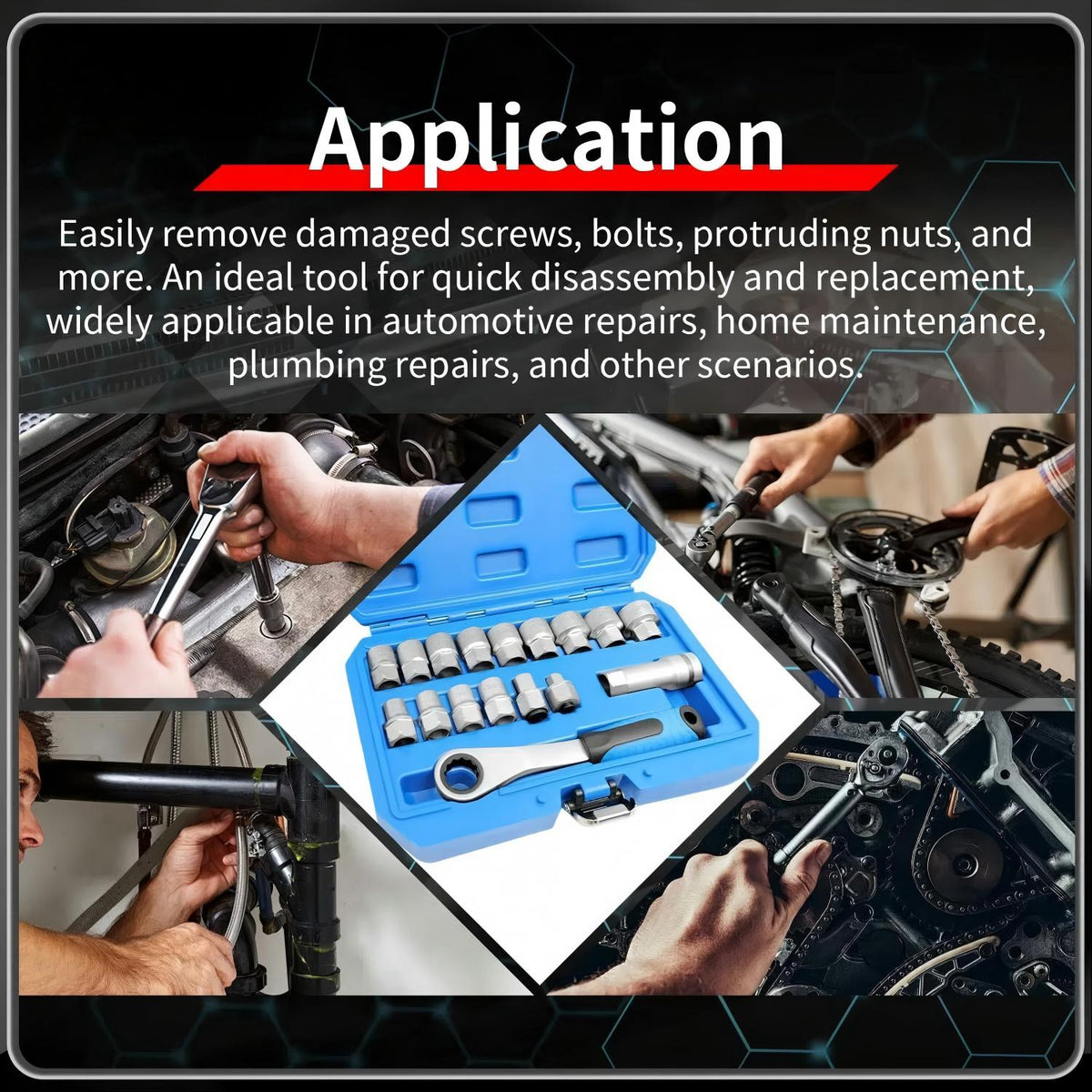 17-Piece Pass-Through Socket Set 🔧