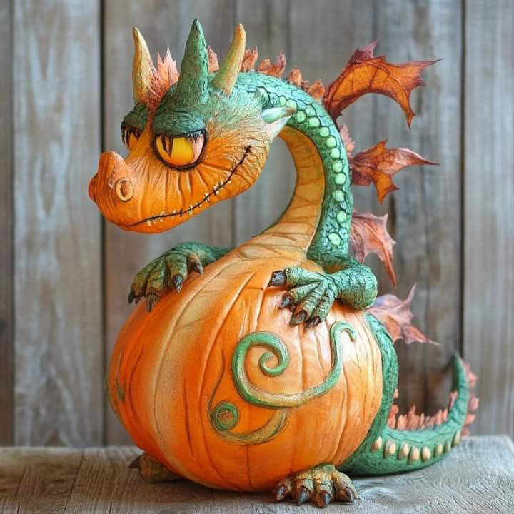 🎃🐉 Pumpkin Dragon – The Guardian of Your Halloween Spirit!