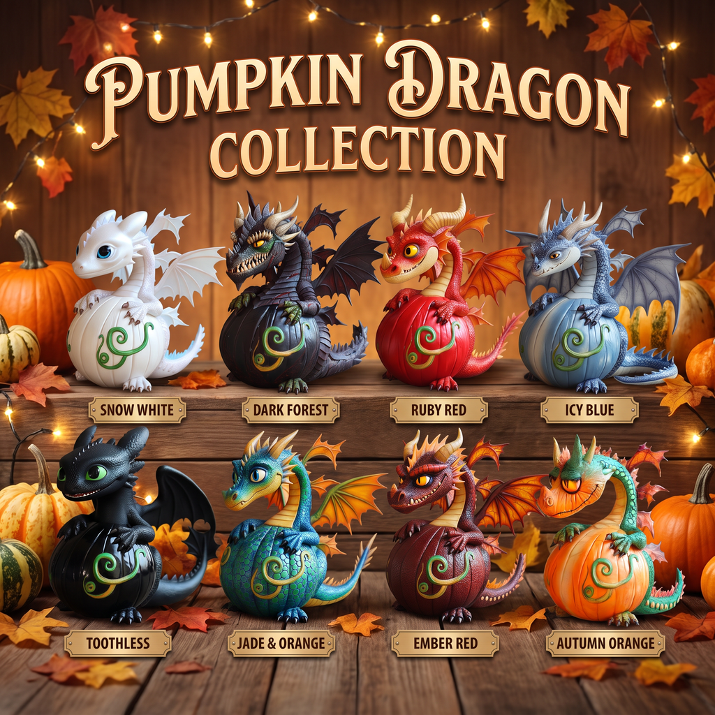 🎃🐉 Pumpkin Dragon – The Guardian of Your Halloween Spirit!