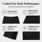 Women's High-Waisted Stretch Cropped Pants