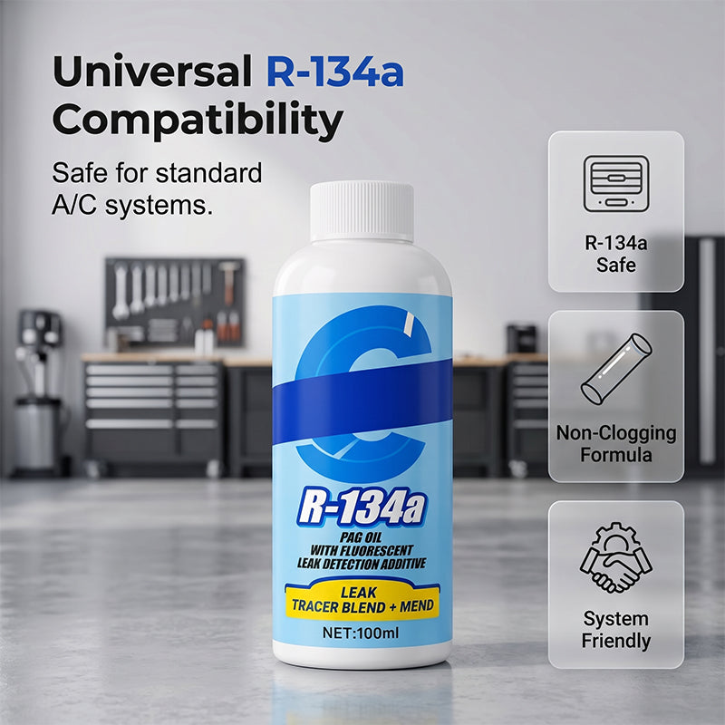 Automotive A/C Leak Stop with UV Dye