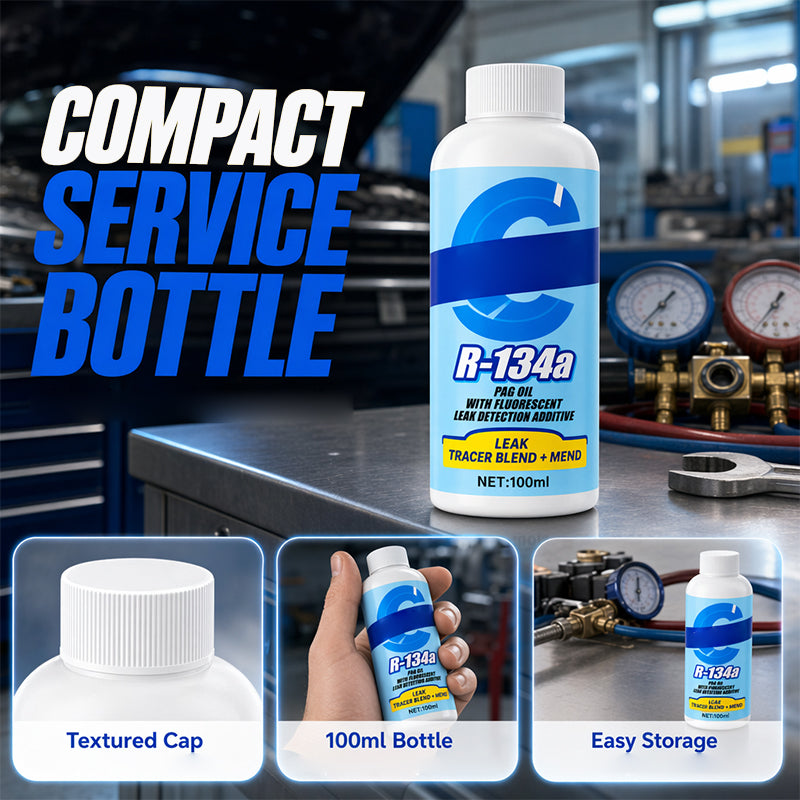 Automotive A/C Leak Stop with UV Dye